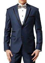  Men Dark Navy ~ Midnight blue Fashion Designer Wedding Groom Tuxedo Dinner