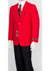   Pacelli Mens Classic Red Cheap Priced Blazer Jacket For Men Jacket