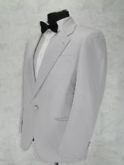  Cheap Priced Online White 1 Button jacket 100% Microfiber 