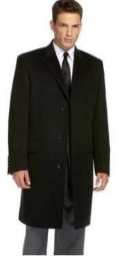  Black Slim Long Jacket Mens Overcoat That Offers A Sleek Modern Style
