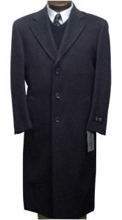  Mens Dress Coat Long Wool Winter Dress Knee length Coat 45 Inch
