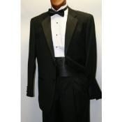  High Quality 2-Button Super 120s rayon Side Vented Tuxedo + Shirt +