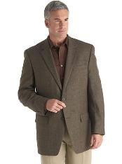  Mens 2 Button Designer Casual Cheap Priced Fashion Blazer Dress Jacket Brown