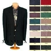  Mens 2 Button Front 4 on Sleeves Fully Lined Metal Buttons Blazer