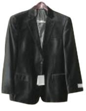  Black Luxurious soft velvet Coat Mens Mens Wholesale Blazer