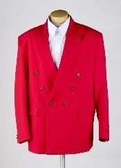  Mens RED Double Breasted Cheap Priced Blazer Jacket For Men JACKET 