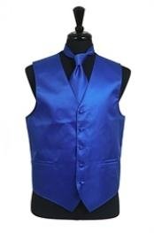  Tuxedo Vest - Wedding Vest Royal Blue Rib Pattern Dress Tuxedo Wedding