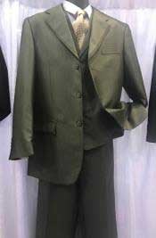  Milano Moda Mens High Fashion Vested Cheap Priced Business Milano Suits Clearance