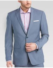  Mens Sky Blue ~ Light Blue Slim Fit Suits Business Looking Suit