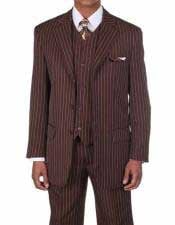  Mens Brown/White 1920s 30s Fashion Look Available in 2 or Three ~