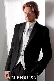  Package Deal High Quality 2-Button  Side Vented Super 120s Tuxedo +