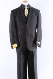  Slim Cut Two Button French Zip fly Dress Suit For Mens