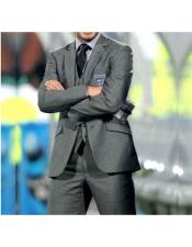  Mens David Beckham   Grey 2 Button Suit