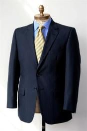  2 Button Big and Tall Size 56 to 80 Dark Navy Suit