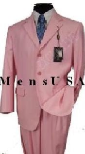  MUP3 Beautiful Mens 2 Button Light Pink Fashion Dress With Nice Cut