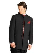  Classic Long Fashion Solid Black Zoot