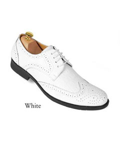 Mens Steve Harvey Collection Dress shoes Online white and gold