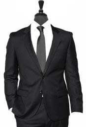  Alberto Nardoni Black 3 Pieces Summer Linen Wedding/Groom/Groomsmen Suit Jacket & Pants