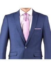 Mens Slim Fit Suit - Fitted Suit - Skinny Suit Mens Mystic