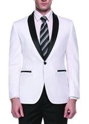  White Cheap Priced Fashion big and tall Blazer For Mens 