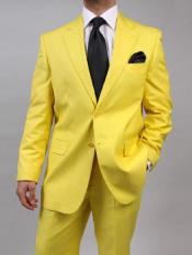  Mix and Match Suits Mens Two Button Yellow Suit Separate Any Size