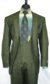  Plaid Vested Mens Checkered