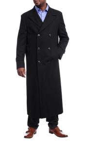 Implications crew slide long black trench coat mens Telemacos Dripping