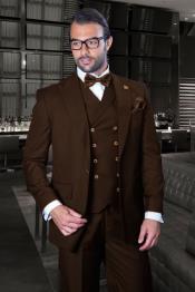 Classic Fit Suit - One Button with Double Breasted Vest Super 150s