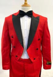  Red ~ Black Victorian Tuxedo