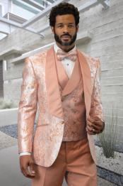 rose gold suits for wedding