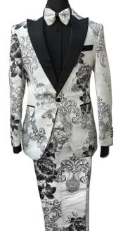 Vittorio Angel White 3 Button Suit