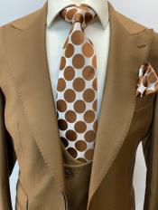 Rossi Man Suit - Solid Camel Suit