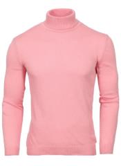 Suslo Turtle Neck Knits - Light Pink