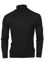  Neck Knits - Black