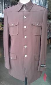  Safari Suit - Military Suit - Tan Beige Color Suit