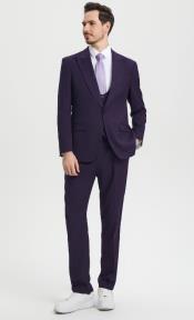 Big and Tall Suits - Eggplant Suit For Big Men - Large Men Sizes