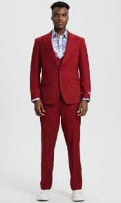 Big and Tall Suits - Cherry Suit For Big Men - Large Men Sizes