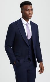 Big and Tall Suits - Navy Blue Suit For Big Men - Large Men Sizes