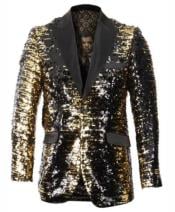  Mens Mardi Gras Out Fit - Black and Gold Mardi Gras Costumes