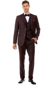  Tall Suits - Burgundy