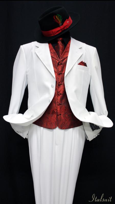 white zoot suit