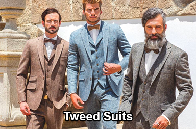 Wool Blend Olive Green Men Suit Tweed Plaid Vintage Tuxedos Prom Hunting  Suit